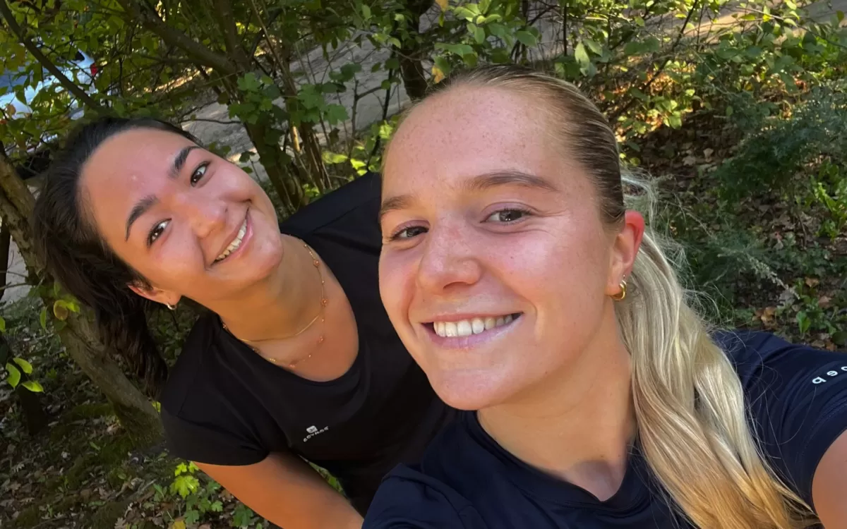 Daniek en Thale samen op de foto